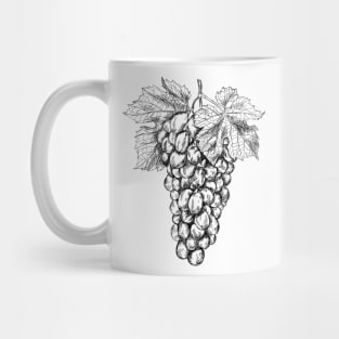 Grapes image Mug